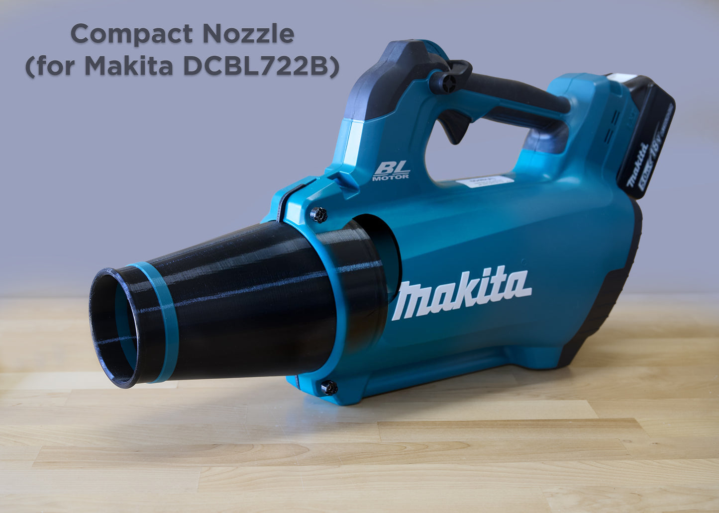 Stubby Nozzle for the Makita Leaf Blower (Model # XBU03Z)