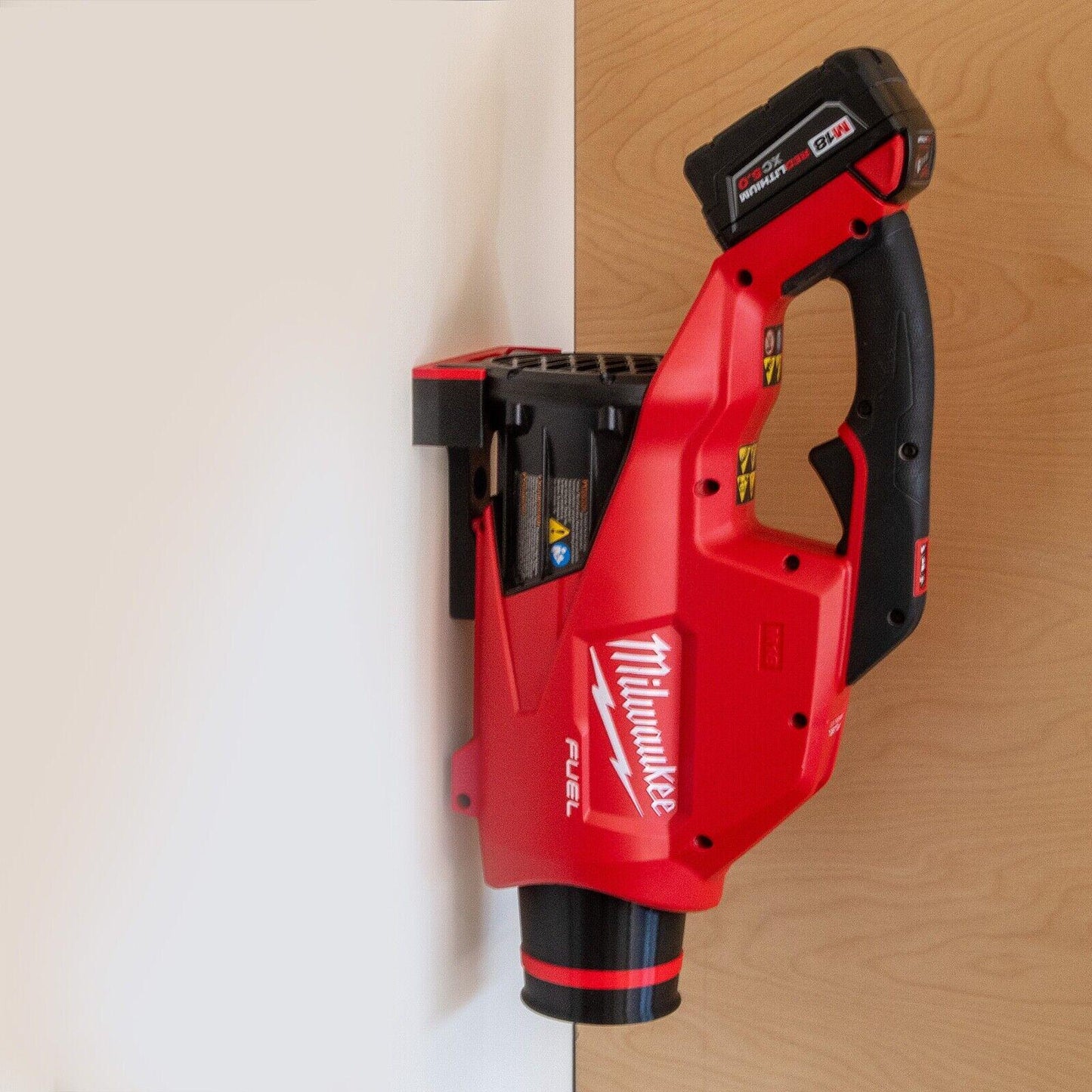 Wall Mount Bracket for Milwaukee M18 Fuel Leaf Blower (Model# 2724-20)