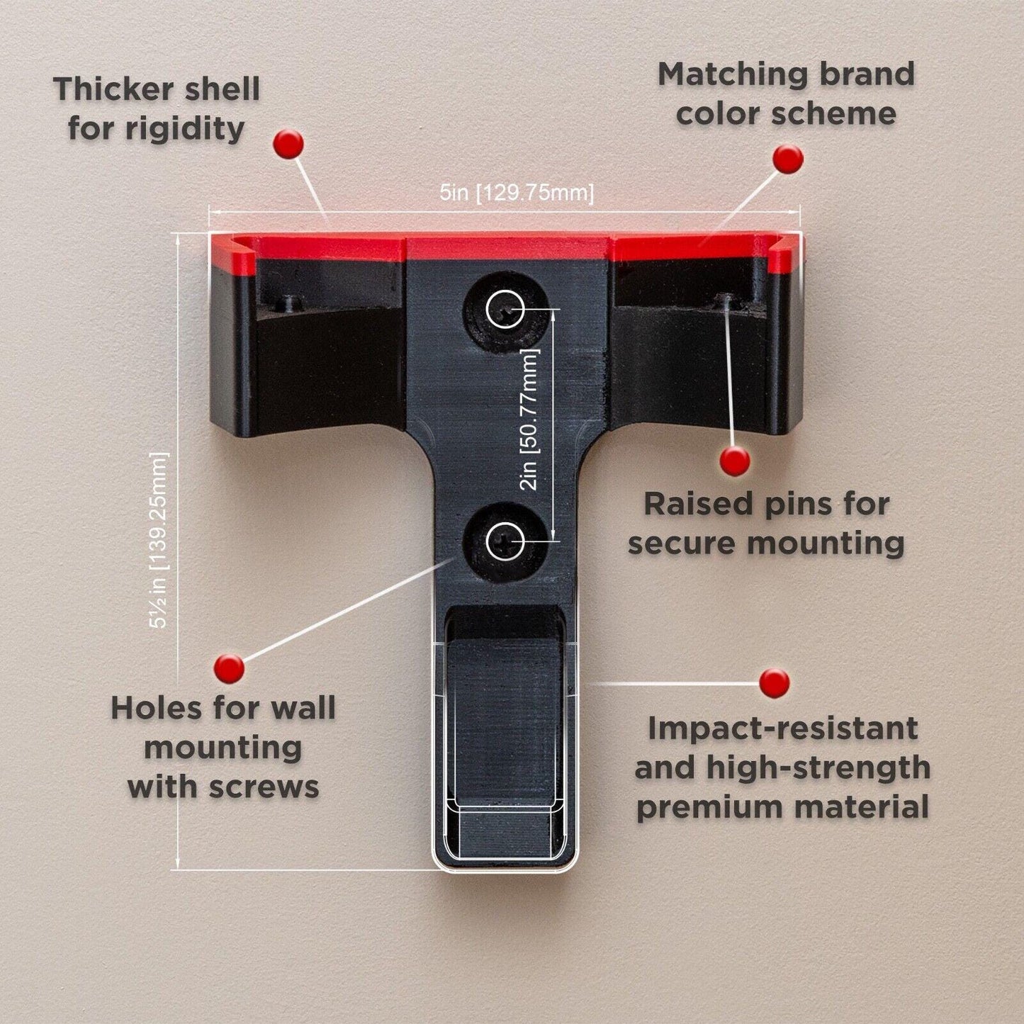 Wall Mount Bracket for Milwaukee M18 Fuel Leaf Blower (Model# 2724-20)