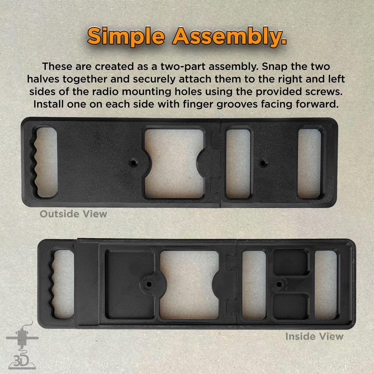 Carry Handles for YAESU FT-991 and FT-991A Radio Transceivers