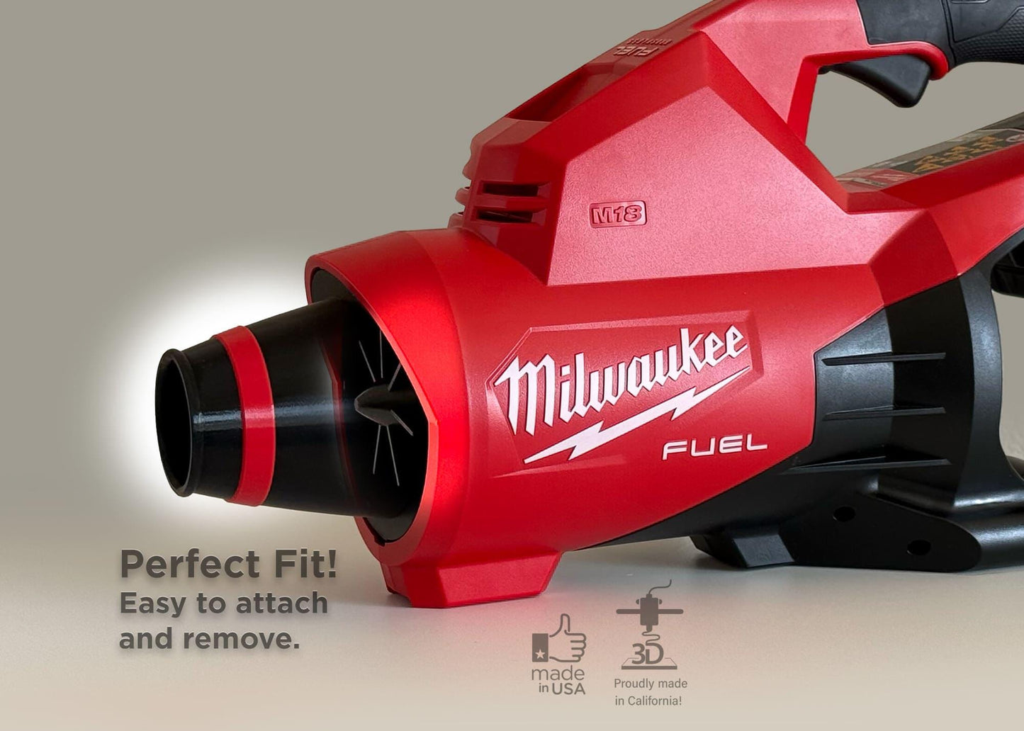 Nozzles for Milwaukee Cordless Leaf Blowers models 2824-20 (Dual-battery)