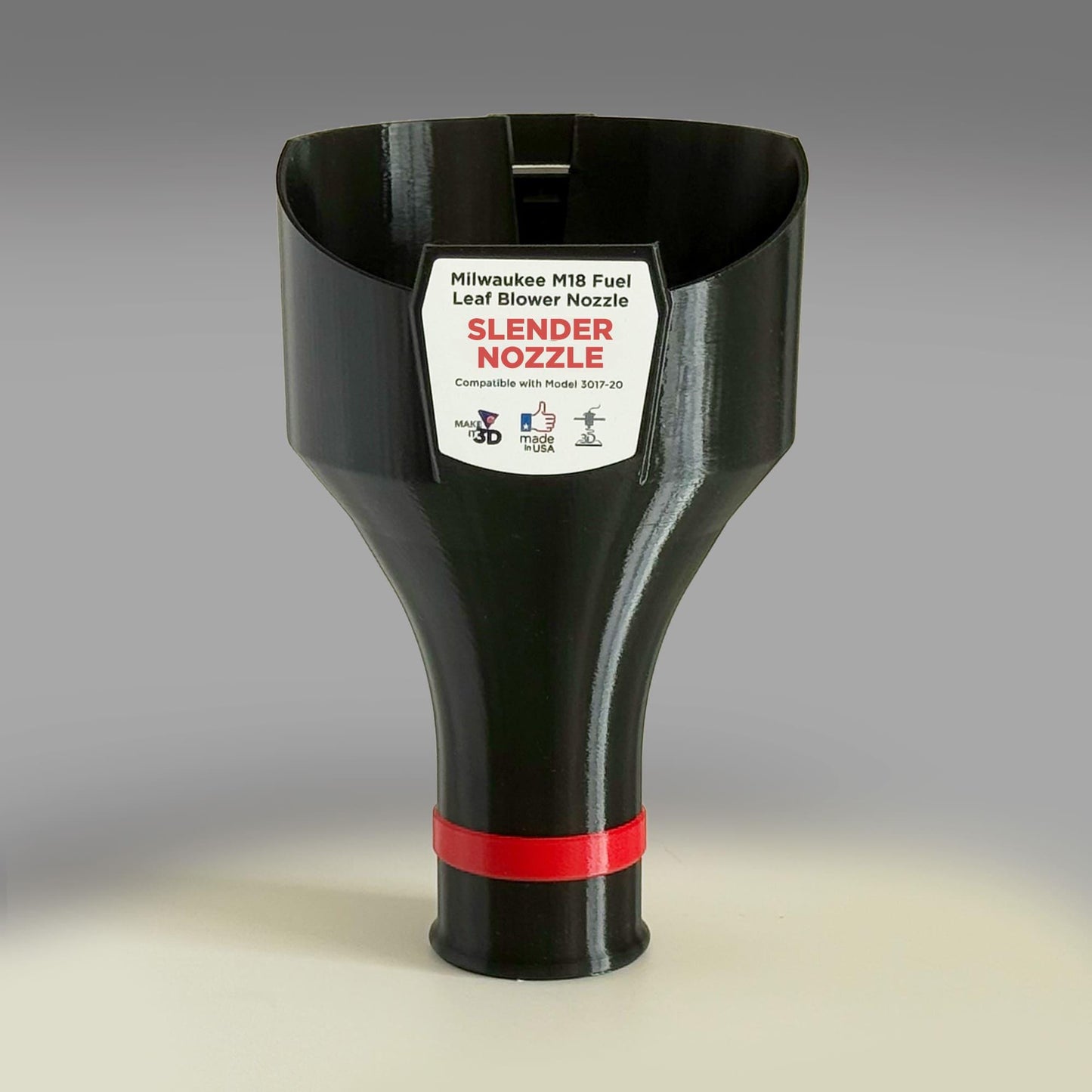 Slender Slim Nozzle for Milwaukee Cordless Leaf Blowers models 3017-20 and M18 FBLG3