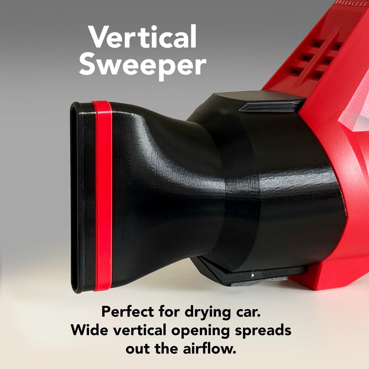 Car Drying Nozzle Set for Milwaukee Cordless Leaf Blowers models 3017-20 & M18 FBLG3