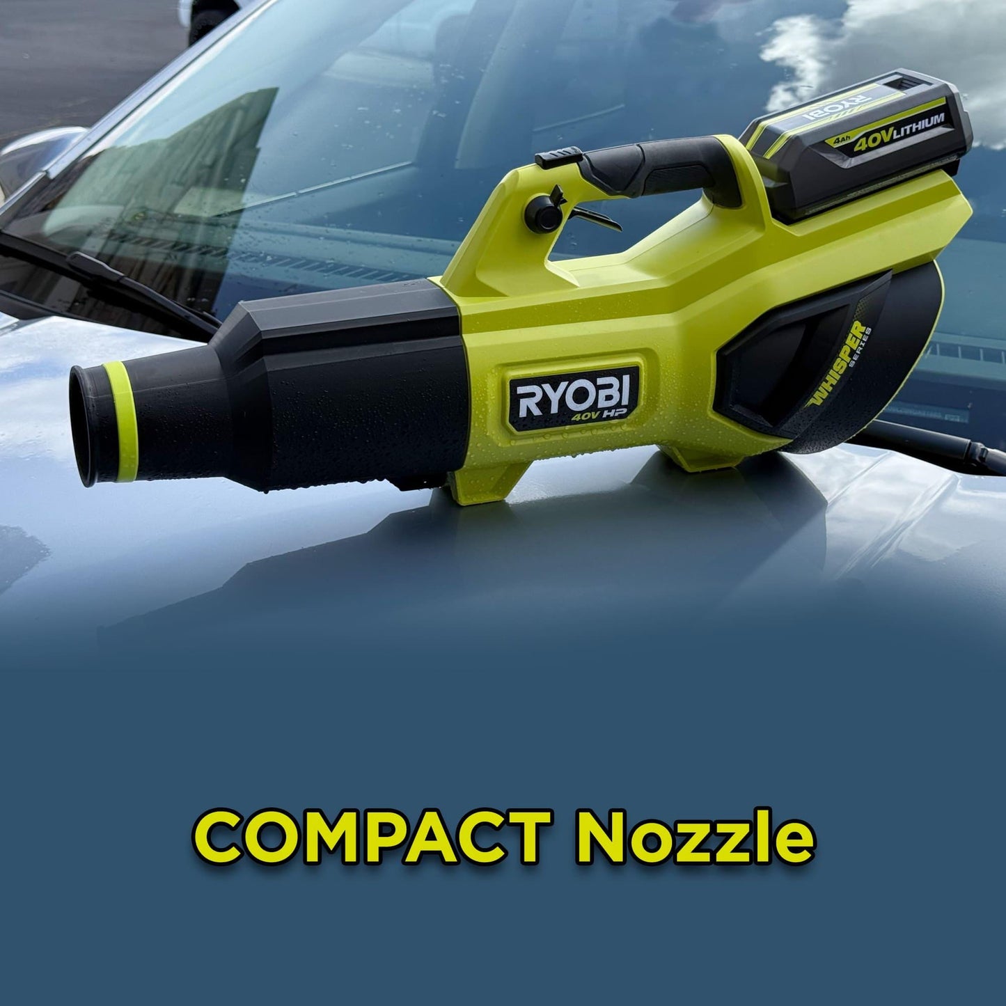 Compact Nozzle for Ryobi 40V 190 MPH 730 CFM Leaf Blower (Model RY404010)