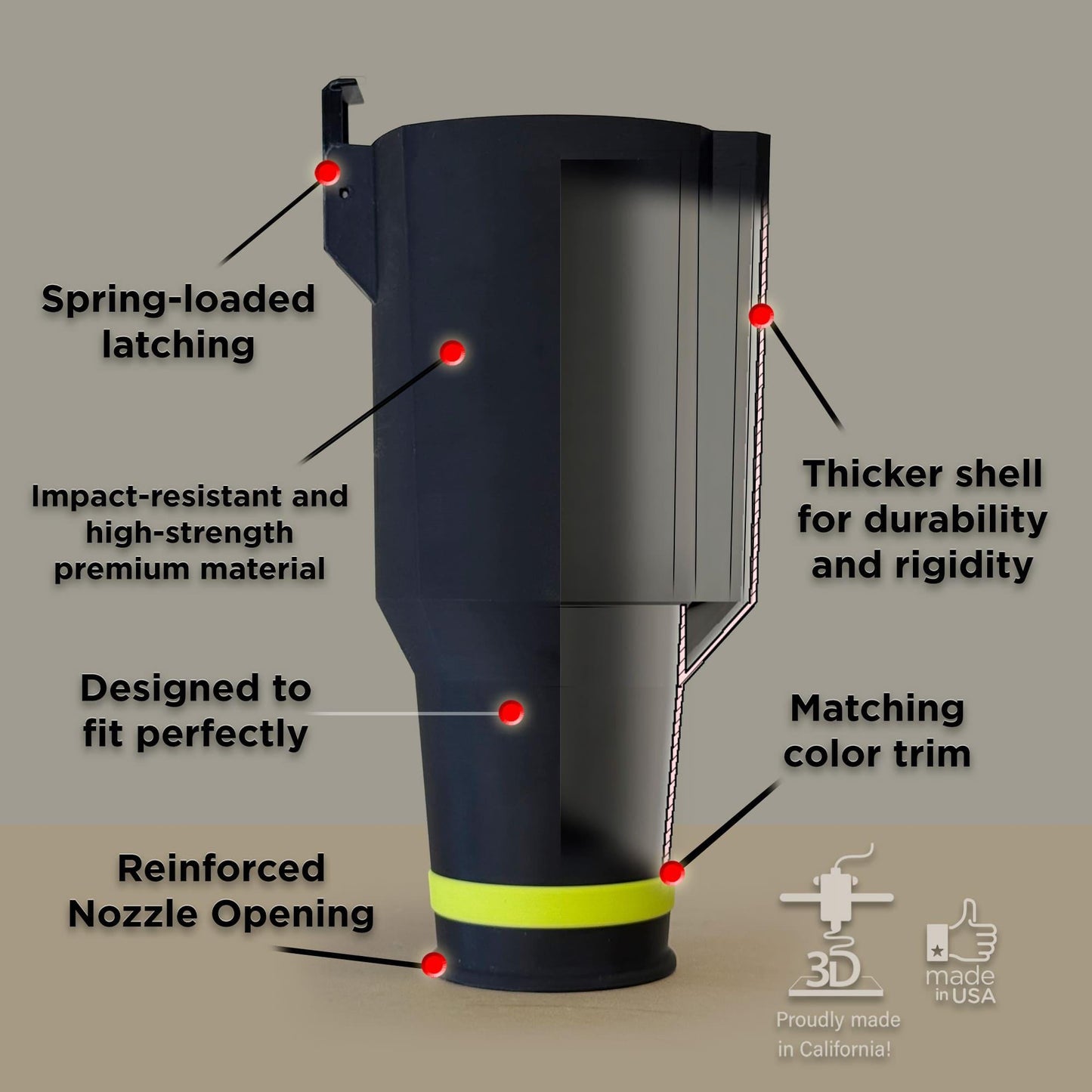 Compact Nozzle for Ryobi 40V 190 MPH 730 CFM Leaf Blower (Model RY404010)
