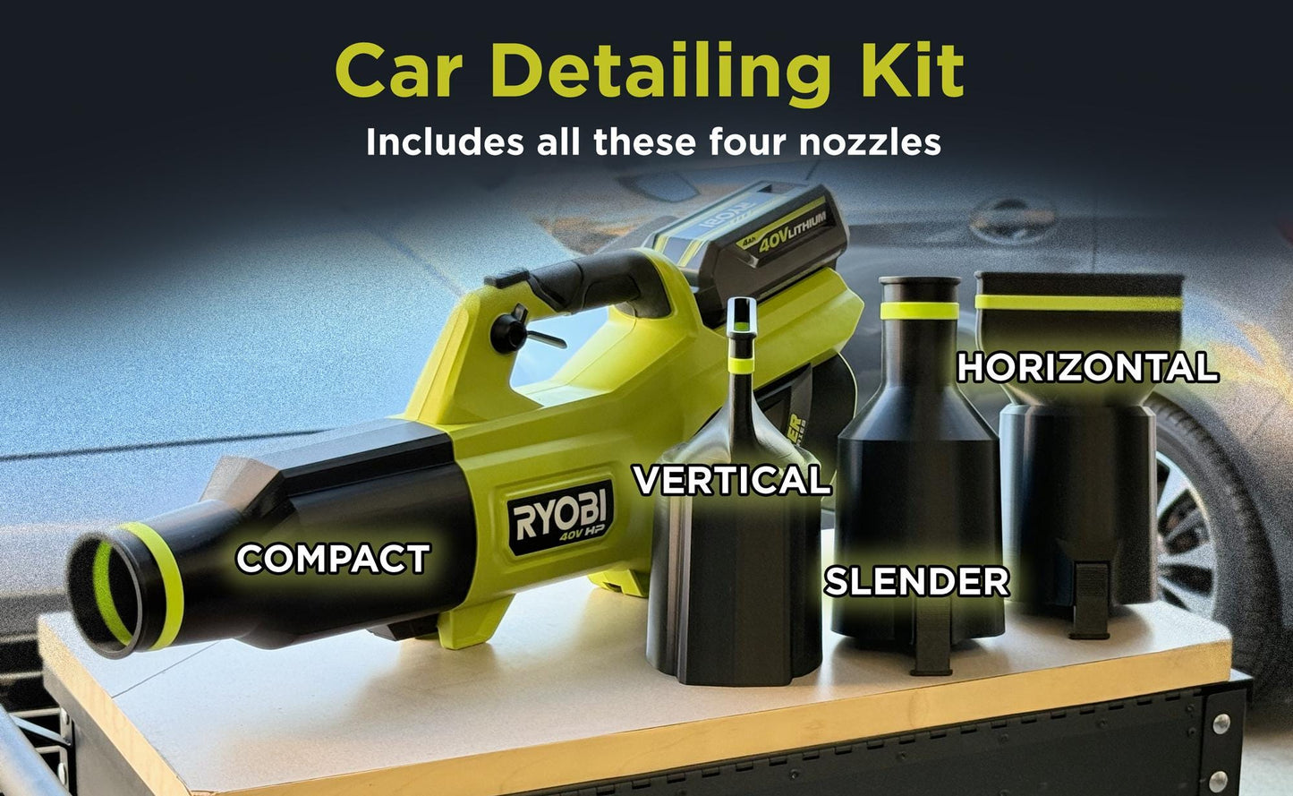 Compact Nozzle for Ryobi 40V 190 MPH 730 CFM Leaf Blower (Model RY404010)