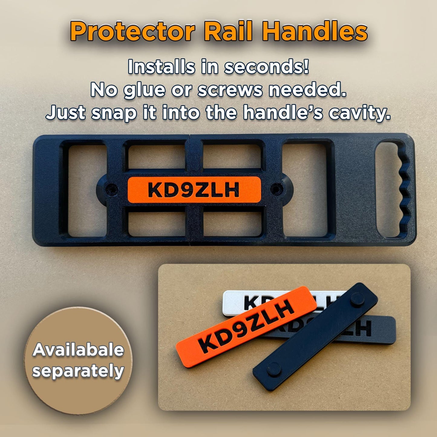 Carry Handles for Yaesu FT-710 Field and FT-710 AESS Radio Transceivers