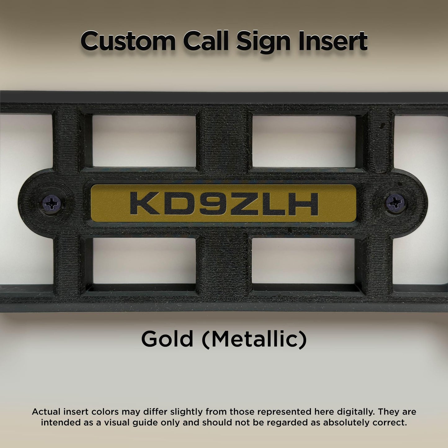 Personalizable Carry Handles for YAESU FT-991 and FT-991A Radio Transceivers with custom call sign