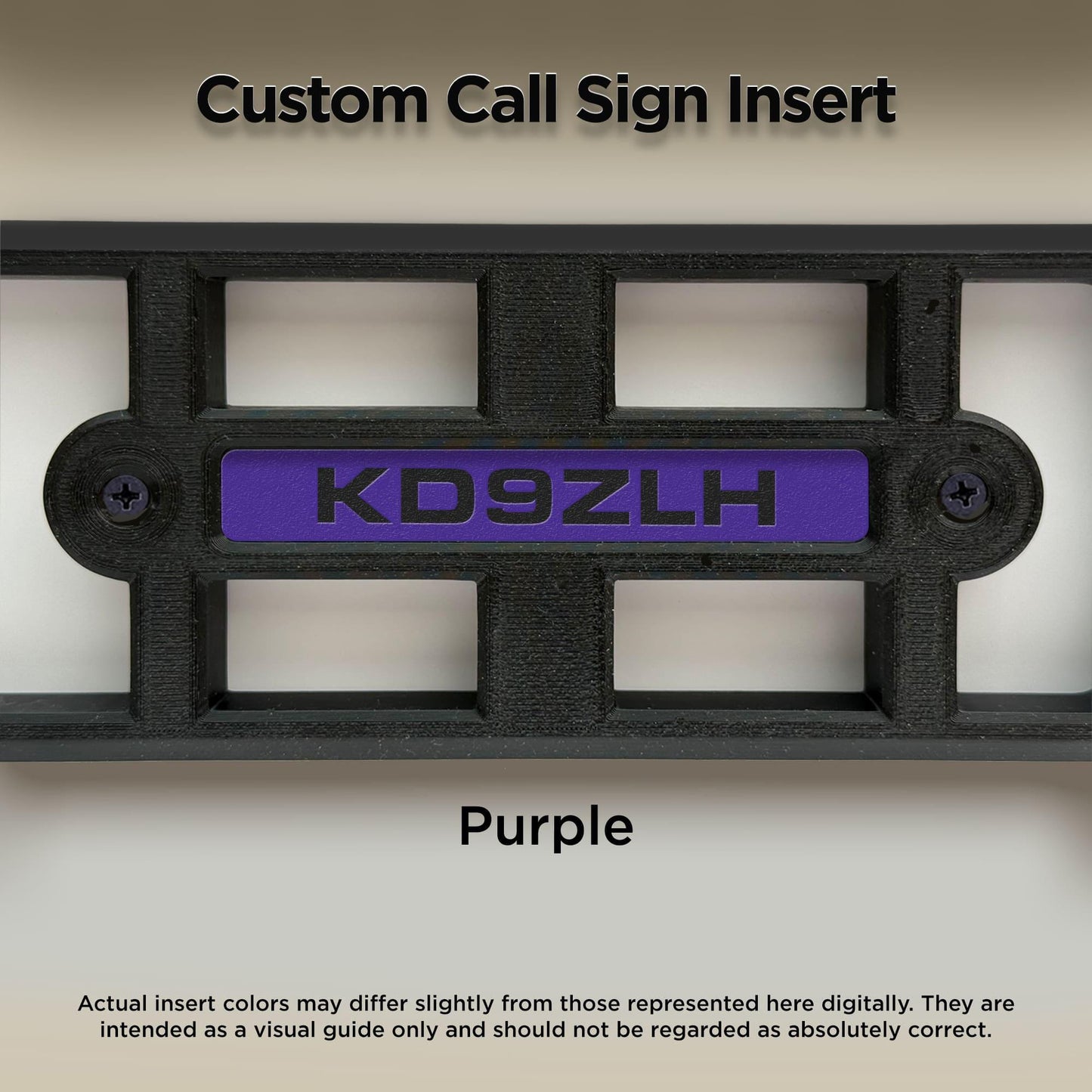 Personalizable Carry Handles for YAESU FT-991 and FT-991A Radio Transceivers with custom call sign