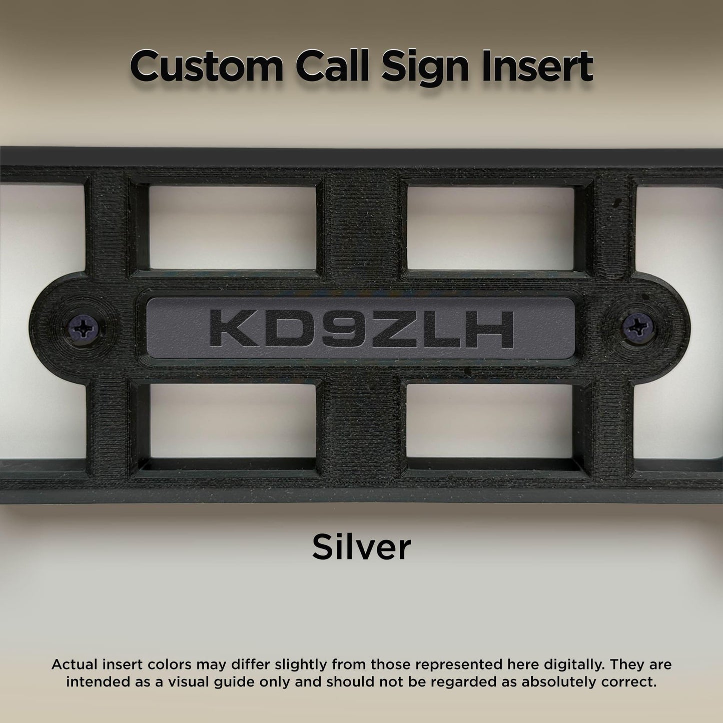 Personalizable Carry Handles for YAESU FT-991 and FT-991A Radio Transceivers with custom call sign