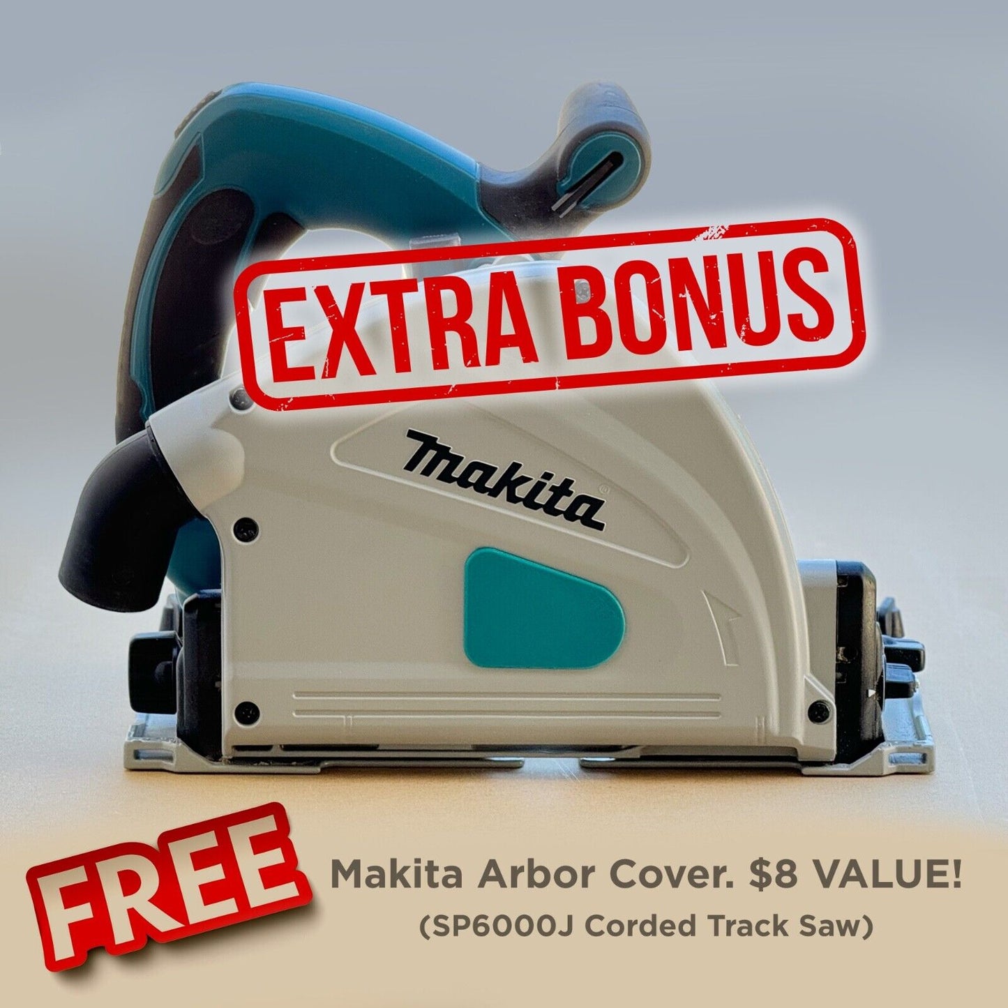 Makita Track Saw Guide Rail Edge Protection – Set of 2 Caps