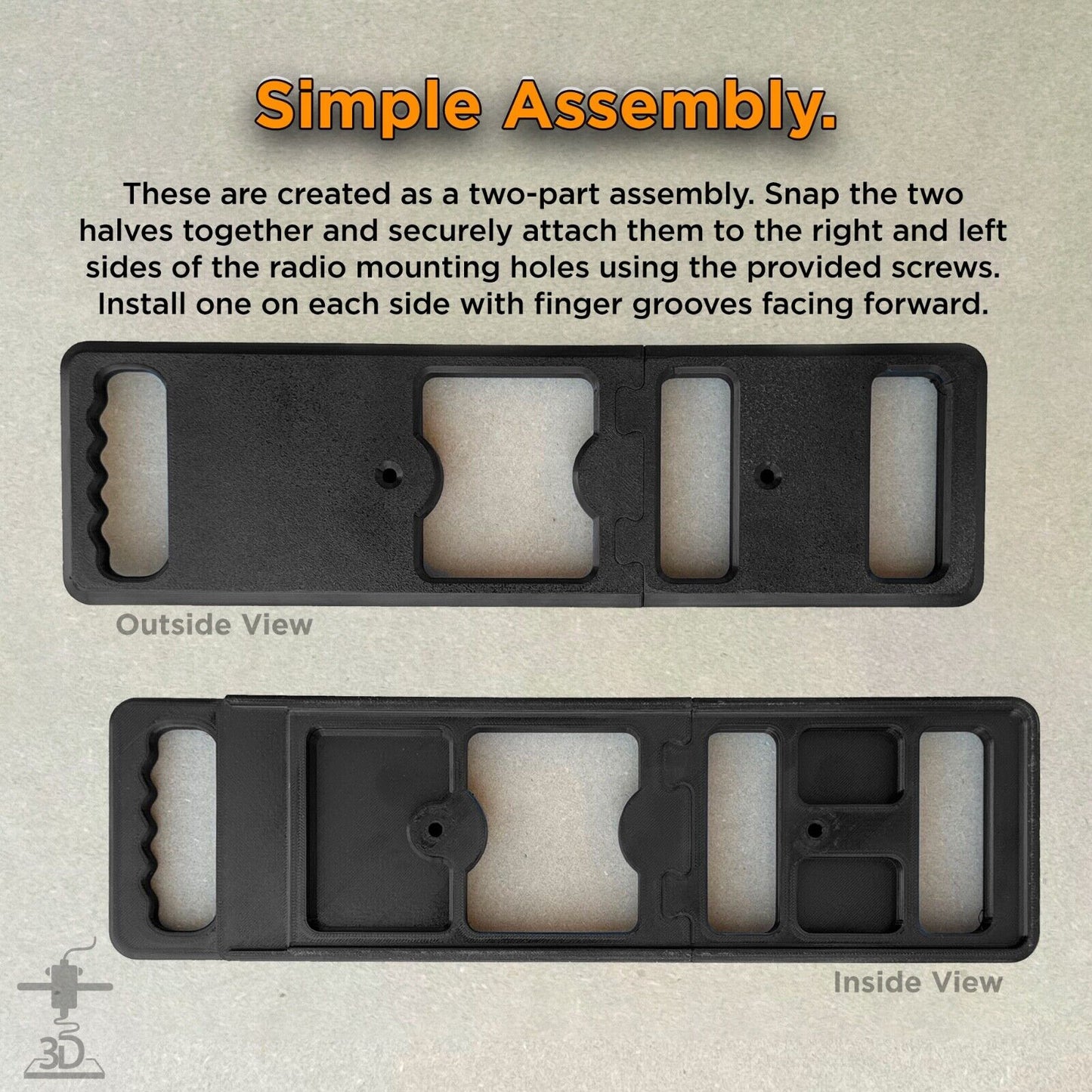 Carry Handles for YAESU FT-991 and FT-991A Radio Transceivers