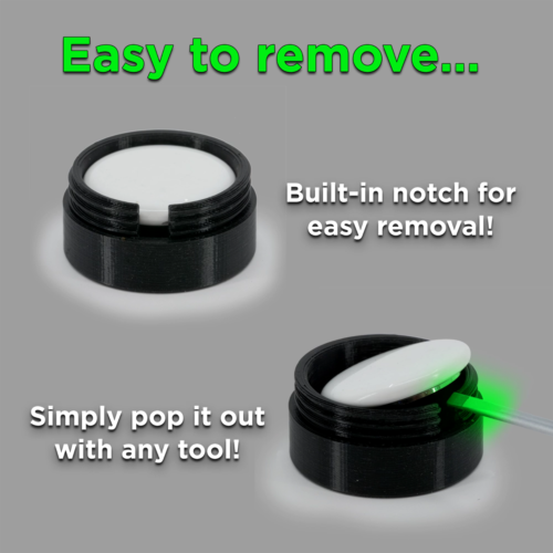 Apple AirTag Magnetic Holder | Weather-sealed GPS Tracker | 2 for $12