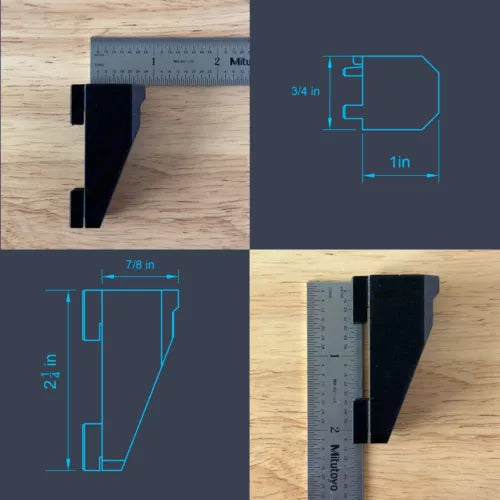 Husky Ready-to-Assemble Garage Cabinet System Shelf Clips – 1 set (4 clips)