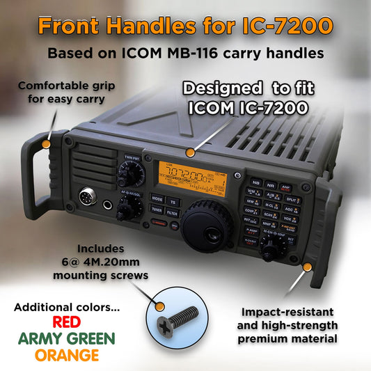 Carry Handles for ICOM IC-7200 Radio Transceivers MB-116