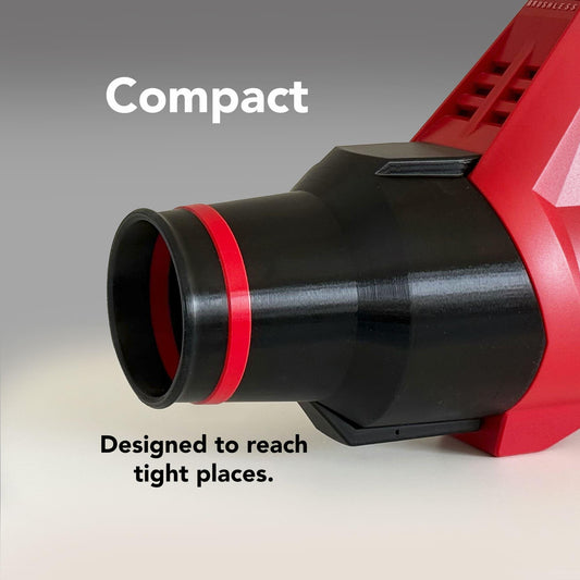 Compact Short Nozzle for Milwaukee Cordless Leaf Blowers models 3017-20 & M18 FBLG3