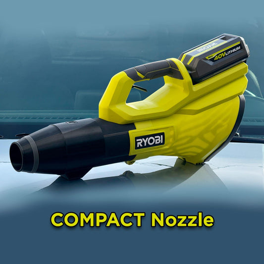 Compact Nozzle for RYOBI Cordless Blower (Model RY40LB01)
