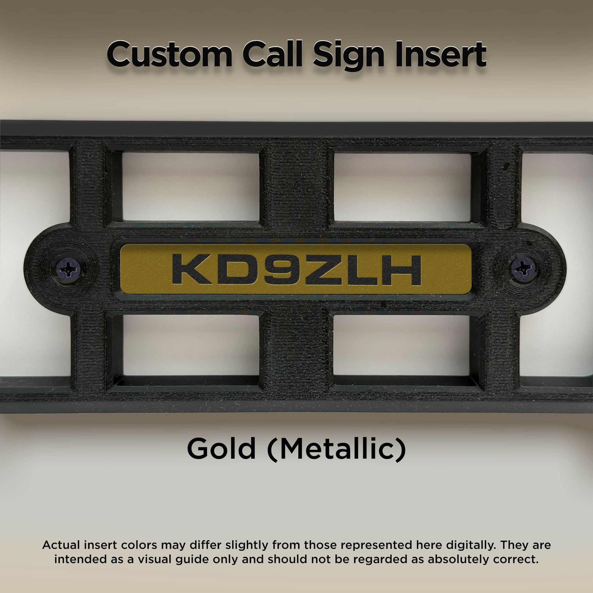 Personalizable Carry Handles for YAESU FT-991 and FT-991A Radio Transceivers with custom call sign