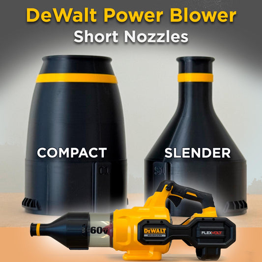 Car Detailing Nozzles for DeWalt Battery Powered Blower – Model DCBL777 and DCBL772