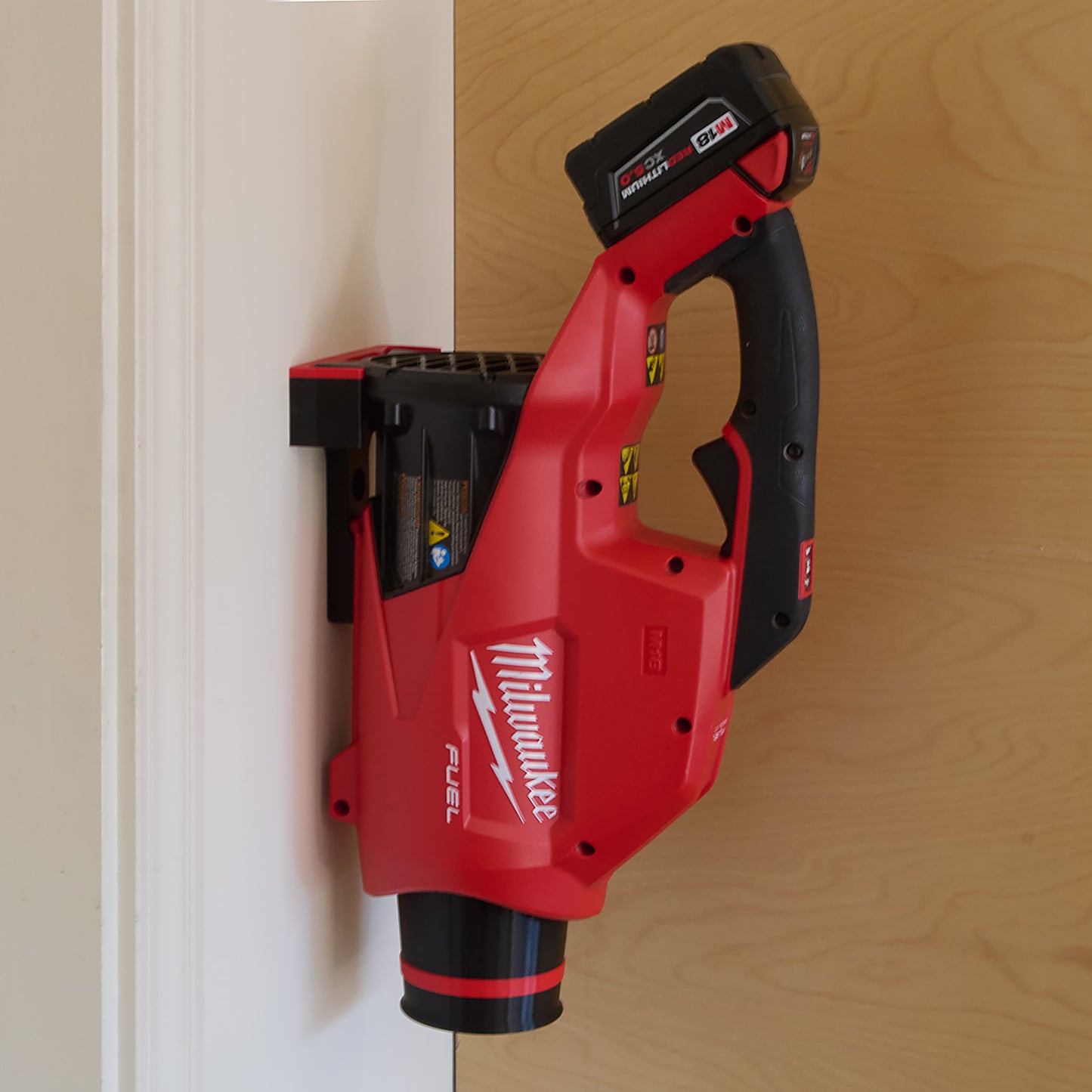 Wall Mount Bracket for Milwaukee M18 Fuel Leaf Blower (Model# 2724-20)