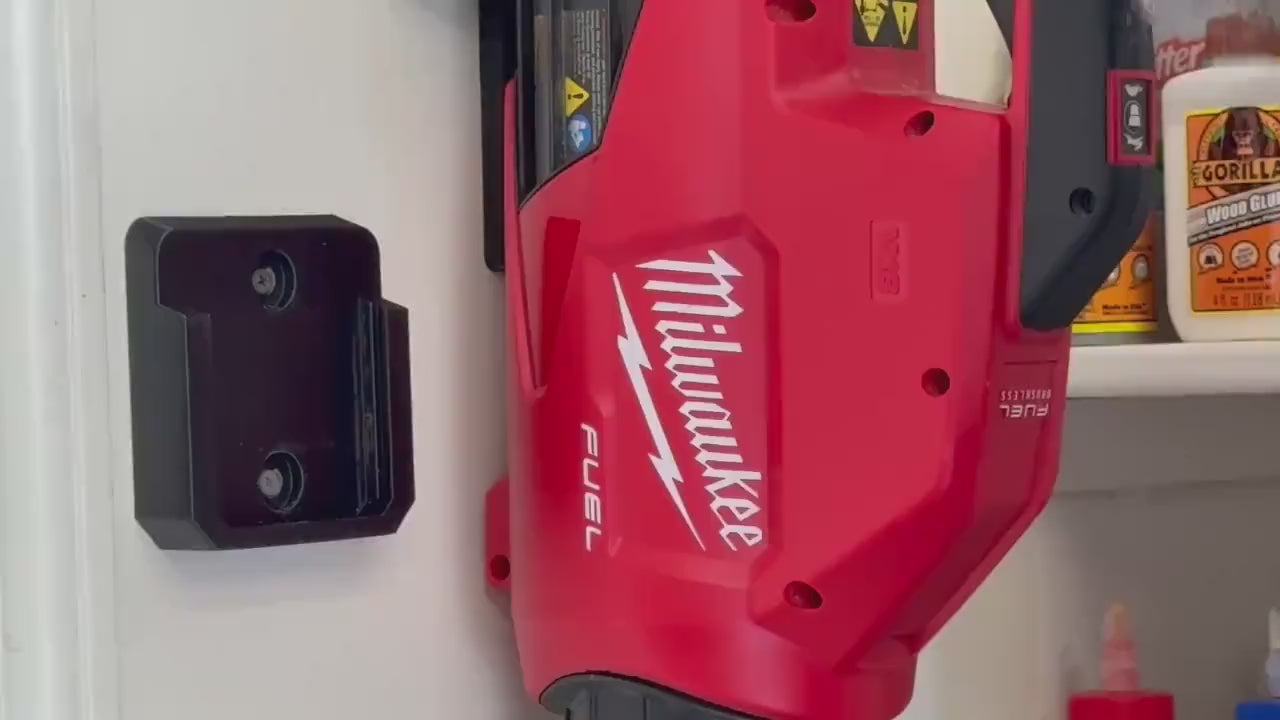 Wall Mount Bracket for Milwaukee M18 Battery