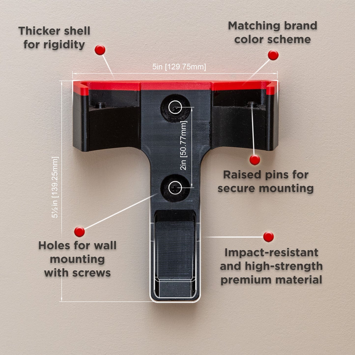 Wall Mount Bracket for Milwaukee M18 Fuel Leaf Blower (Model# 2724-20)